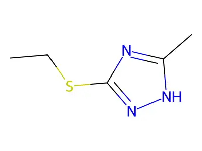 3-ethylsulfanyl-5-methyl-1H-1,2,4-triazole structure
