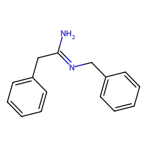 N-苄基-2-苯基乙脒 structure
