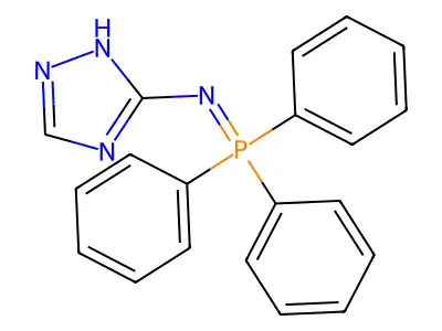N-(triphenylphosphoranylidene)-1H-1,2,4-triazol-3-amine structure