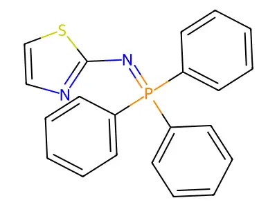2-Thiazolamine, N-(triphenylphosphoranylidene)- structure