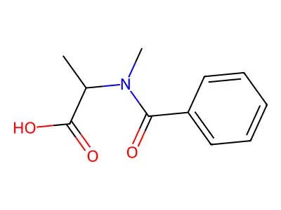 2-[(2-methylbenzoyl)amino]propanoic Acid structure
