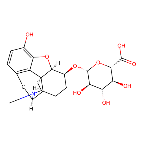 Dihydromorphine-6-Beta-D-glucuronide structure
