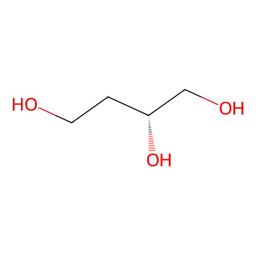 1,2,4-Butanetriol, (2R)- structure
