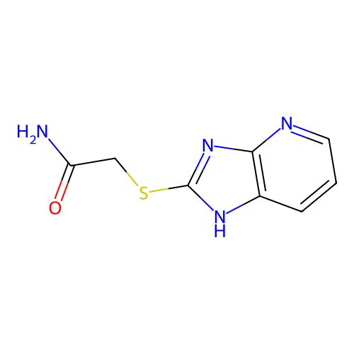 2-(3H-imidazo[4,5-b]pyridin-2-ylsulfanyl)acetamide structure
