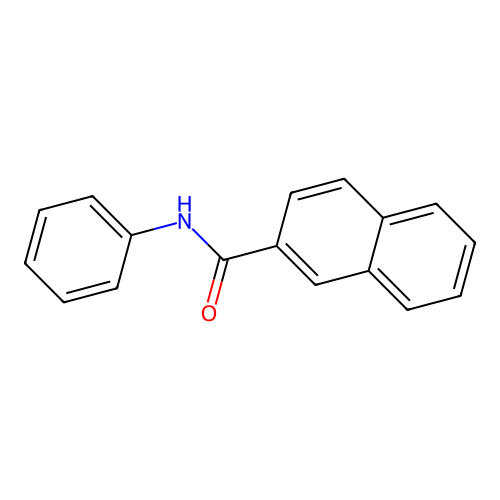 N-phenylnaphthalene-2-carboxamide structure