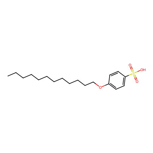 4-Dodecoxybenzenesulfonic acid structure