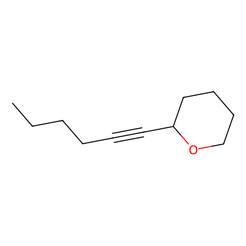 2-Hex-1-ynyloxane structure