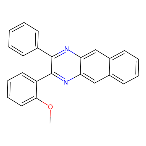 3-(2-Methoxyphenyl)-2-phenylbenzo[g]quinoxaline structure