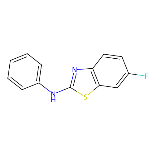 6-fluoro-N-phenyl-1,3-benzothiazol-2-amine structure