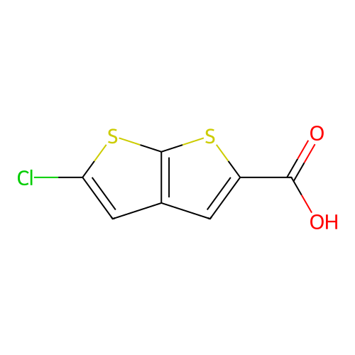 5-Chlorothieno[2,3-b]thiophene-2-carboxylic acid structure