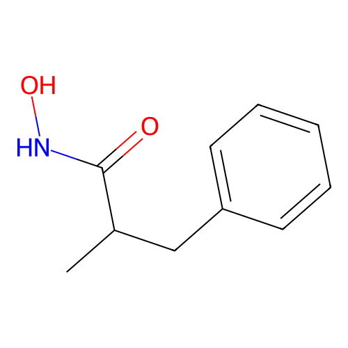 N-hydroxy-2-methyl-3-phenylpropanamide structure
