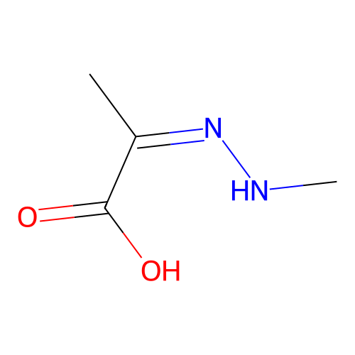 2-(Methylhydrazinylidene)propanoic acid structure