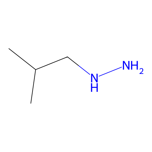 Isobutylhydrazine structure