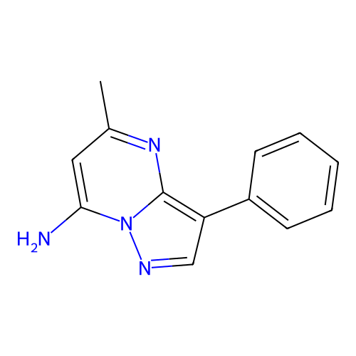 5-Methyl-3-phenylpyrazolo[1,5-a]pyrimidin-7-amine structure