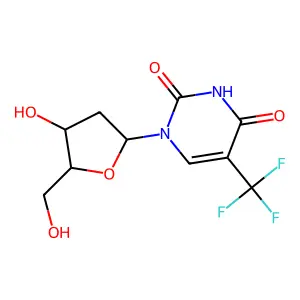 三氟胸苷 structure