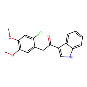 2-Decyl-5-ethyl-5-nitro-1,3-dioxane structure