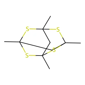 1,3,5,7-Tetramethyl-2,4,6,8-tetrathiaadamantane structure