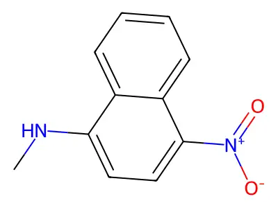 N-methyl-4-nitronaphthalen-1-amine structure
