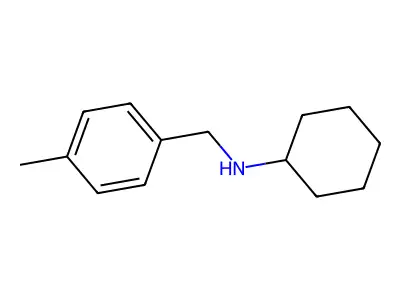 N-Cyclohexyl-4-methylbenzenemethanamine structure