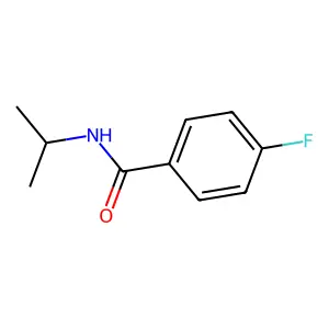 4-Fluoro-N-isopropylbenzamide structure