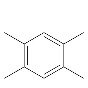 五甲苯 structure