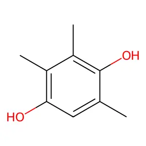 2,3,5-三甲基-1,4-苯二酚 structure