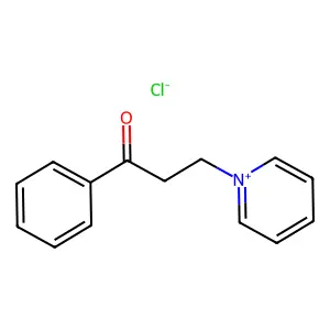1-(2-Benzoylethyl)pyridinium structure
