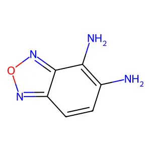 2,1,3-Benzoxadiazole-4,5-diamine structure
