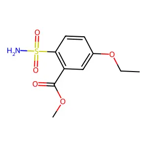 5-乙氧基-2-氨磺酰苯甲酸甲酯 structure