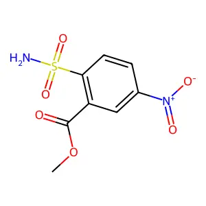 5-硝基-2-氨磺酰苯甲酸甲酯 structure