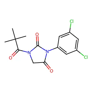 2,4-Imidazolidinedione, 3-(3,5-dichlorophenyl)-1-(2,2-dimethyl-1-oxopropyl)- structure