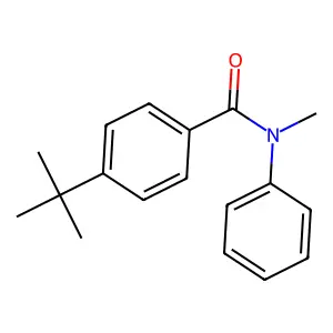4-叔丁基-N-甲基-N-苯基苯甲酰胺 structure