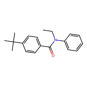 Benzamide, 4-(1,1-dimethylethyl)-N-ethyl-N-phenyl- structure