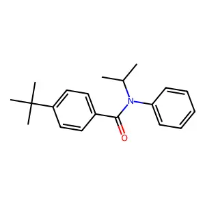 Benzamide, 4-(1,1-dimethylethyl)-N-(1-methylethyl)-N-phenyl- structure