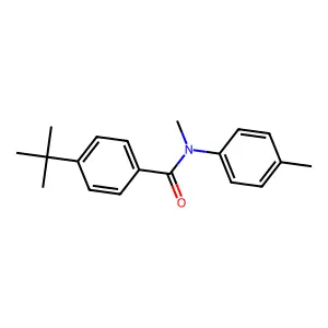 4-(1,1-Dimethylethyl)-N-methyl-N-(4-methylphenyl)benzamide structure