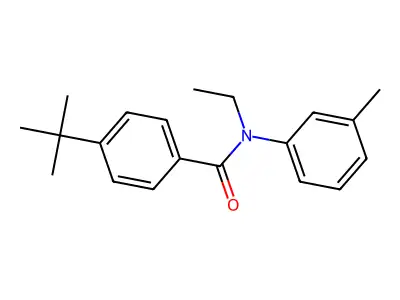 4-tert-butyl-N-ethyl-N-(3-methylphenyl)benzamide structure