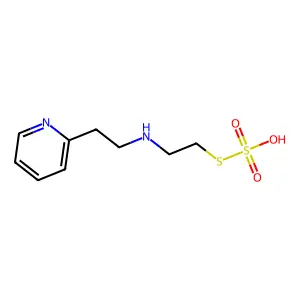 2-[2-(2-Sulfosulfanylethylamino)ethyl]pyridine structure