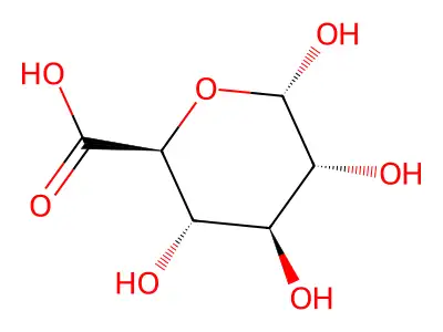 beta-D-glucopyranuronic acid structure