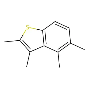Benzo(b)thiophene, tetramethyl- structure