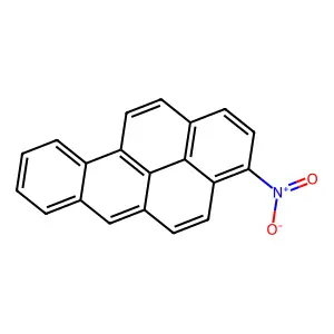 3-Nitrobenzo(a)pyrene structure