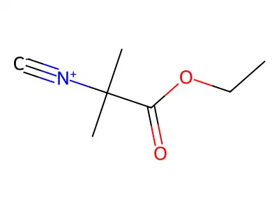 Ethyl 2-isocyano-2-methylpropanoate structure