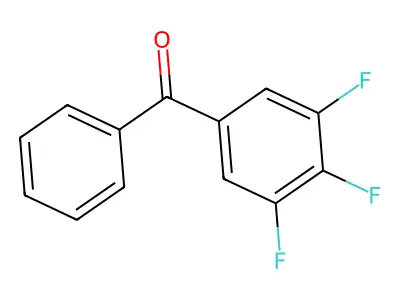 3,4,5-Trifluorobenzophenone structure