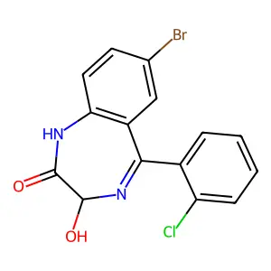 3-羟基芬纳西泮 structure