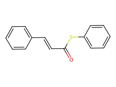 S-phenyl thiocinnamate structure