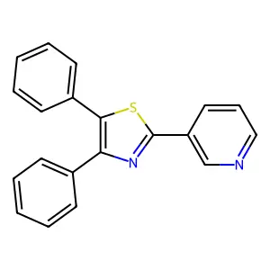 3-(4,5-Diphenyl-2-thiazolyl)pyridine structure