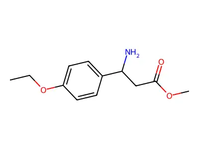 Methyl 3-amino-3-(4-ethoxyphenyl)propanoate structure