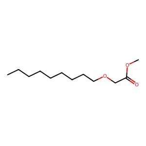 Methyl 2-nonoxyacetate structure