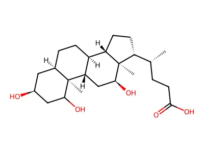 1α-羟基脱氧胆酸 structure
