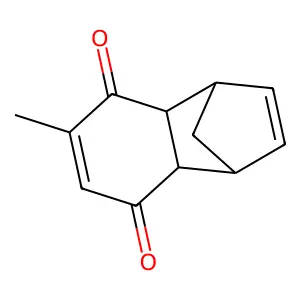 4-Methyltricyclo[6.2.1.0^{2,7}]undeca-4,9-diene-3,6-dione structure