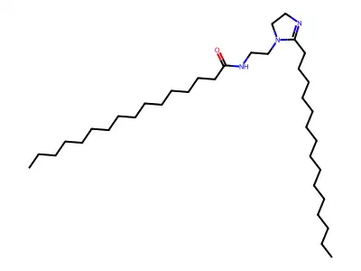 N-[2-(4,5-Dihydro-2-pentadecyl-1H-imidazol-1-YL)ethyl]hexadecan-1-amide structure